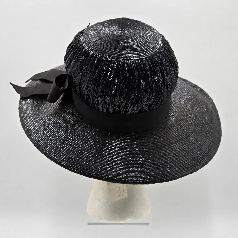Chesterfield Original Black Lustra Wide Brim Hat